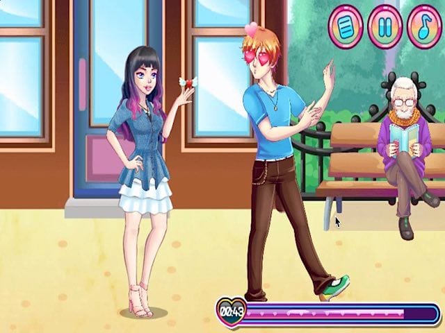 Mädchen spiele flirten