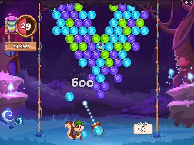 BUBBLE WOODS online spiel | POMU Spiele